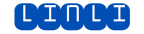 mobile logo for dqlinli, color blue, letters are linli